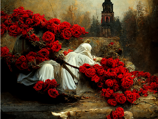 ai玫瑰花的葬礼mid浅尝试(7图)