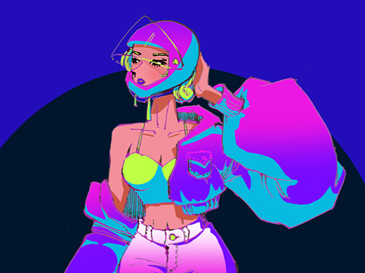 板女莫莉