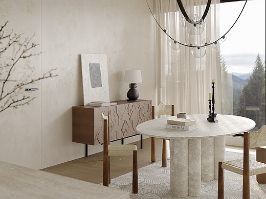 诧寂风格客餐厅