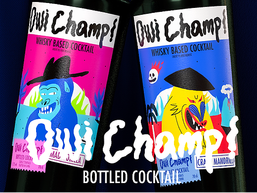 Neal_Owi Champ! 预调酒包装设计