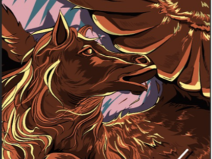 企业手绘背景墙（个人主页-ZNTk0MjQ1MTI=） - 商业插画 - 站酷设计师叁目映画影视动画原创素材 - 站酷ZCOOL