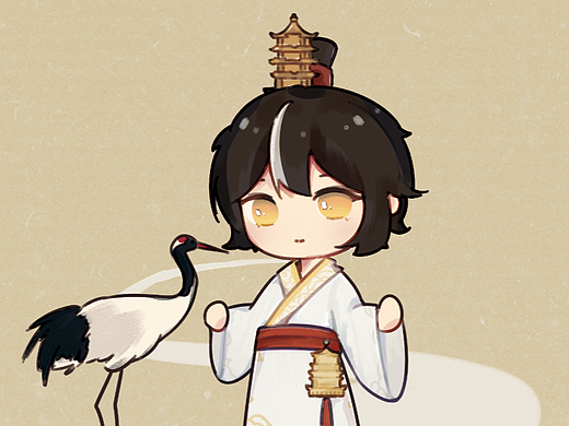 楼楼IP形象设计大赛 黄鹤楼拟人（个人主页-ZNjY2NTI2NTY=） - IP形象 - 站酷设计师青弦弦弦原创素材 - 站酷ZCOOL