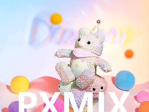 盲盒手办摄影丨泡泡玛特 慕奇派对 x 光影集 PXMIX