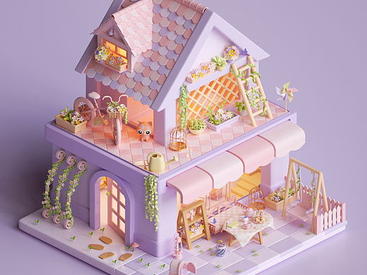 三维蜂巢行动-浪漫小屋