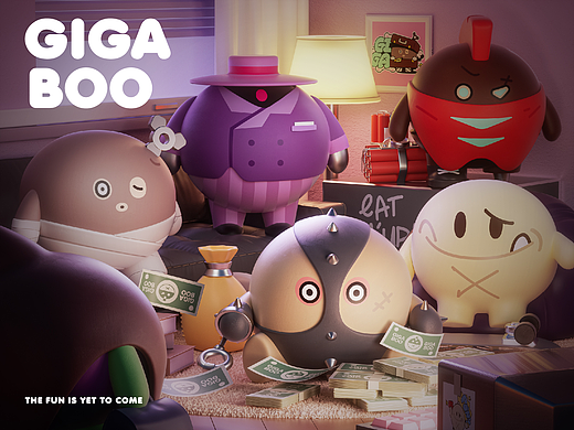 原创IP | 萌盗团GIGA BOO系列