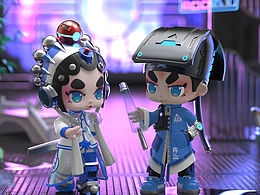 场景渲染 | Bucky&Pooky赛博戏曲2077系列盲盒