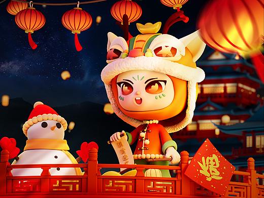 2024龙年新春IP形象设计-春福娃娃