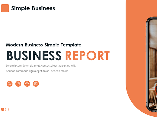 【耀你好看】极简素色商务时尚通用PPT模板3