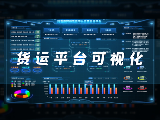 货运平台数据可视化大屏