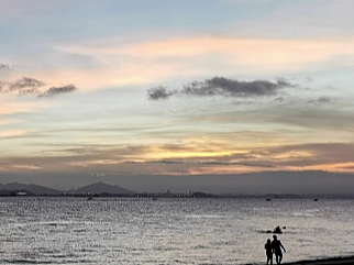 一次海边的风景