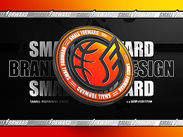 #小身板大勇气 小前锋向前冲#SMALL FORWARD品牌VI设计