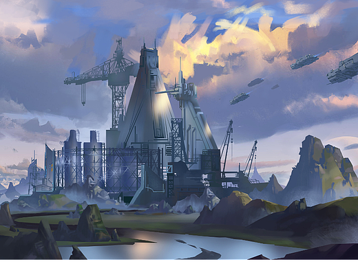 場景概念（個人主頁-ZNjA4NDg4MTY=） - 概念設(shè)定 - 站酷設(shè)計師Z14717375原創(chuàng)素材 - 站酷ZCOOL