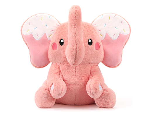 毛绒玩具-粉色小象
