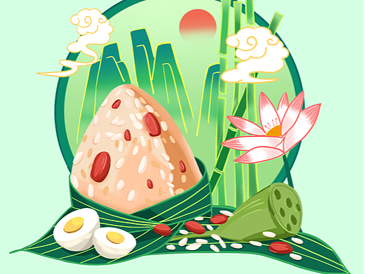 端午节手绘插画（个人主页-ZNjAxNTQyMzY=） - 商业插画 - 站酷设计师Z71155715原创素材 - 站酷ZCOOL
