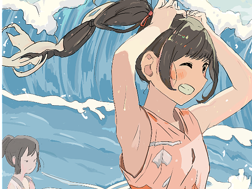 视觉传达在校生插画和海报设计