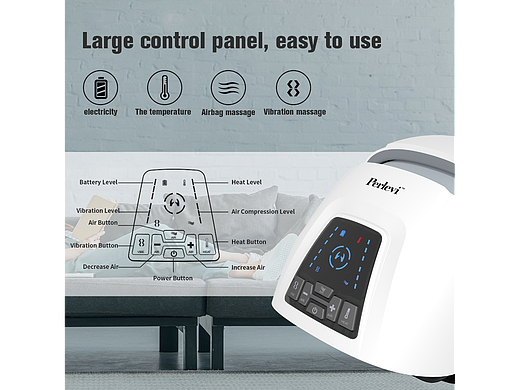 亚马逊 膝部按摩器 主图操作面板