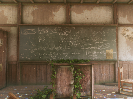 UE4废墟教室场景渲染
