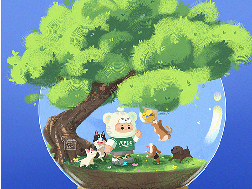 薯小虎过暑假系列水晶球