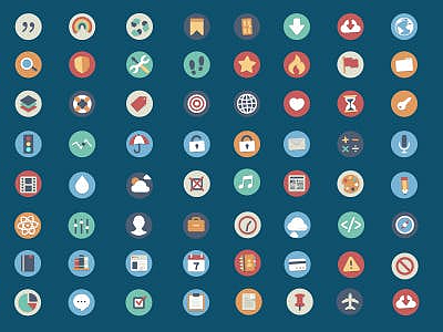 AE模板|简约动态创意动画图标包动效片头开场