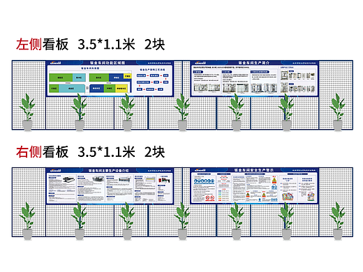 钣金车间文化看板