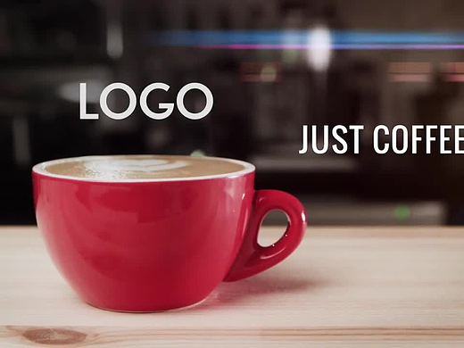 PR模板 | 经典黑咖啡主题鲜奶咖啡店宣传咖啡设备咖啡