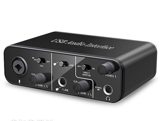 亚马逊跨境电商产品主幅图设计案例 声卡渲染设计案例