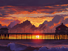 夕阳