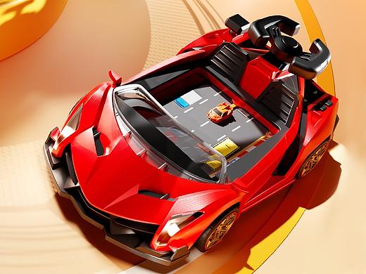 蘭博基尼游戲機（個人主頁-ZNjcwMDYzNDg=） - 電商 - 站酷設(shè)計師美術(shù)界泥石流原創(chuàng)素材 - 站酷ZCOOL