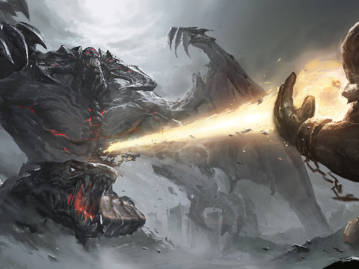 【leo同人】游戏王·黑暗大法师vs黑暗大邪神