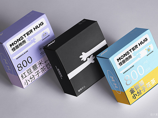 怪兽抱抱/产品包装设计