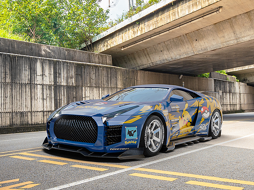 日产NISSAN GTR改装+比卡超涂装+自制HDRI - 《猫王》
