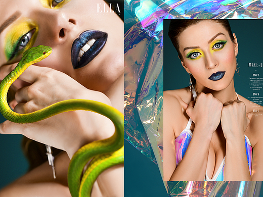 ELLA自然色概念彩妆KV