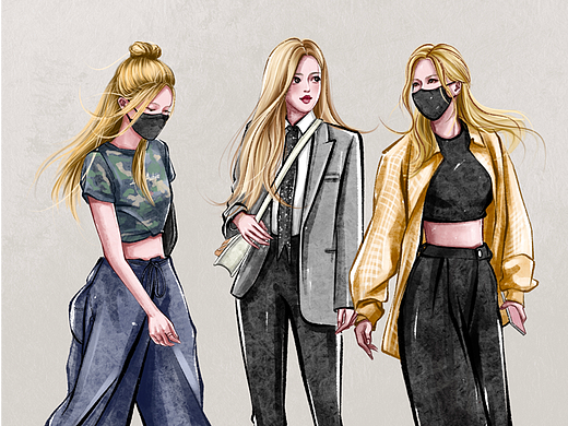 时尚插画|bp系列