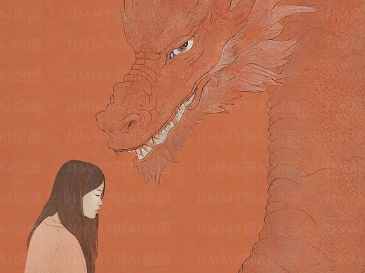 被龙保护的女孩