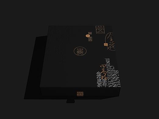 陈年金花黑茶丨茶叶包装设计