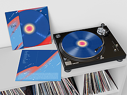 許鈞《美夢(mèng)公司》藍(lán)膠唱片設(shè)計(jì)