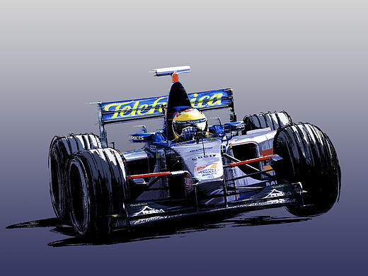 【手绘】F1 米纳尔迪Minardi M01