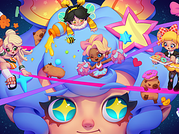 为《TRICKSTORM》项目制作的插画图