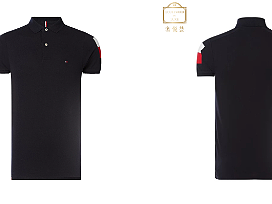 奢悦荟京东-Tommy TH黑色POLO衫-详情页主图视觉优化