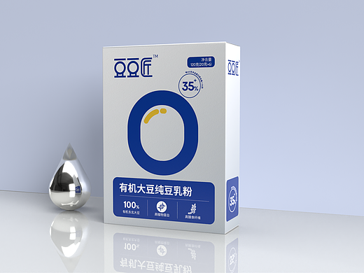  有机大豆纯豆乳粉包装设计