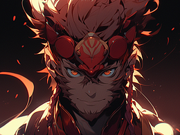 AI作品：魔幻的孙悟空