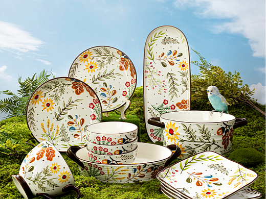 繁花餐具系列「野餐、轻快」