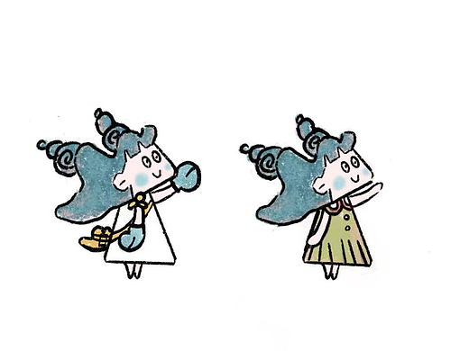 儿插角色设定“云女孩”小沄
