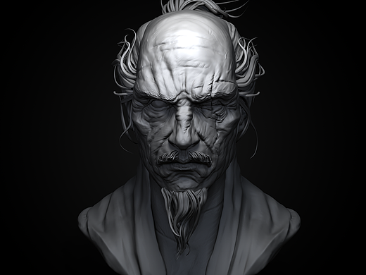 zbrush头像雕刻练习