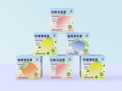 小清新花果茶包装设计丨茶包装设计丨水果茶包装设计