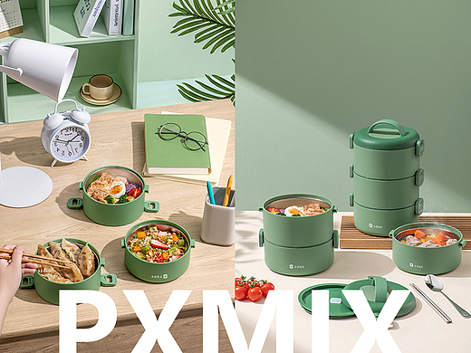 餐饮具摄影丨保温饭盒 x 光影集 PXMIX