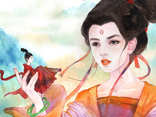 女仙（個人主頁-ZNjI3ODYzNzI=） - 創(chuàng)作習作 - 站酷設計師紋銀十三兩2原創(chuàng)素材 - 站酷ZCOOL