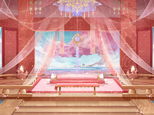 【月球场景】魔天记手游场景绘制