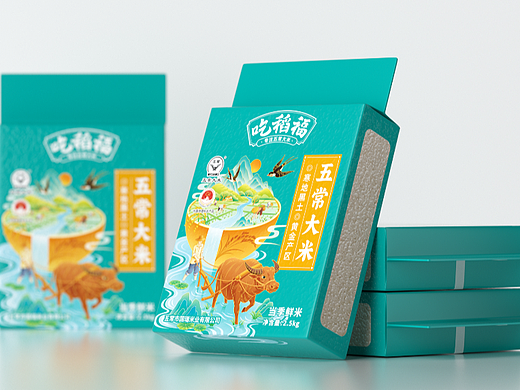 五常大米包装电商款