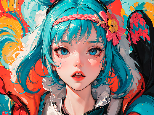【AI绘画作品-94】街头涂鸦风